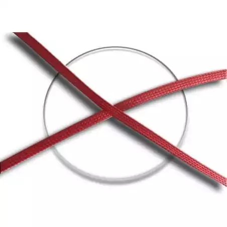 Lacets fins cirés plats en&nbsp;rouge pour vos chaussures