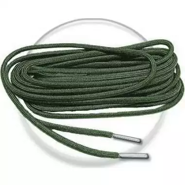 Lacets paracorde vert&nbsp;kaki foncé pour vos chaussures