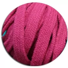 Lacets coton&nbsp;épais roses fuchsia pour vos chaussures 2
