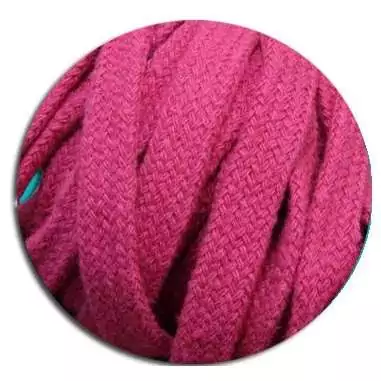 Lacets coton&nbsp;épais roses fuchsia pour vos chaussures