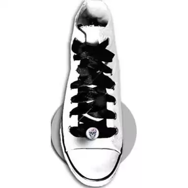 Décorations de lacets de chaussures crânes blancs…