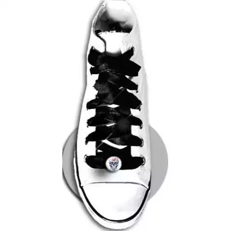 Décorations de lacets de chaussures crânes blancs…