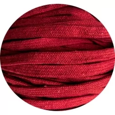 Lacets coton&nbsp;épais&nbsp;en rouge basque&nbsp;pour vos chaussures 2