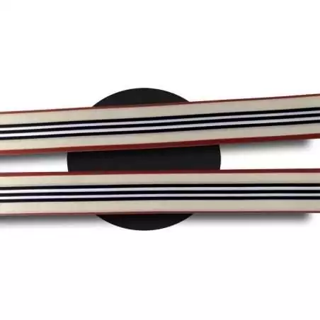 Lacets satin large & rayures chics beige pour vos chaussures