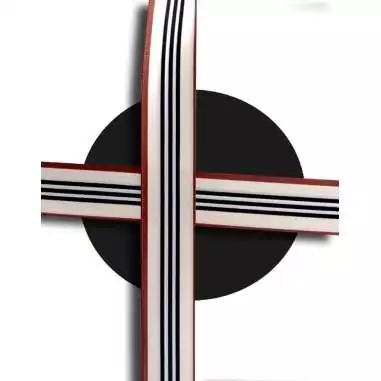 Lacets satin large & rayures chics beige pour vos chaussures