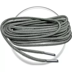 Lacets de chaussures gris acier foncé, ronds, en couleur…