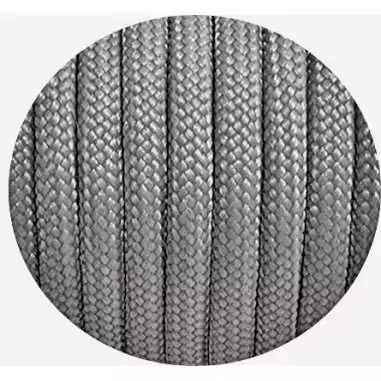 Lacets de chaussures gris acier foncé, ronds, en couleur…