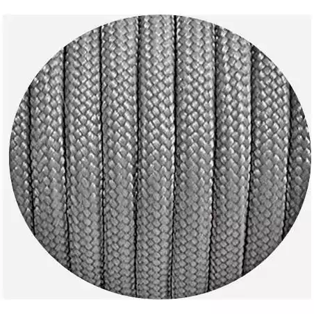 Lacets de chaussures gris acier foncé, ronds, en couleur…