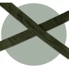 Lacets larges coton kaki armée pour vos chaussures 2