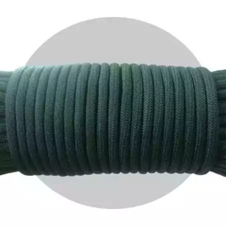 Lacets ronds paracorde vert empire pour vos chaussures