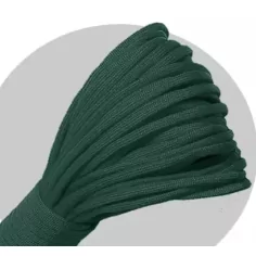 Lacets ronds paracorde vert empire pour vos chaussures