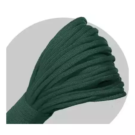 Lacets ronds paracorde vert empire pour vos chaussures