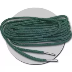 Lacets ronds paracorde vert empire pour vos chaussures 2
