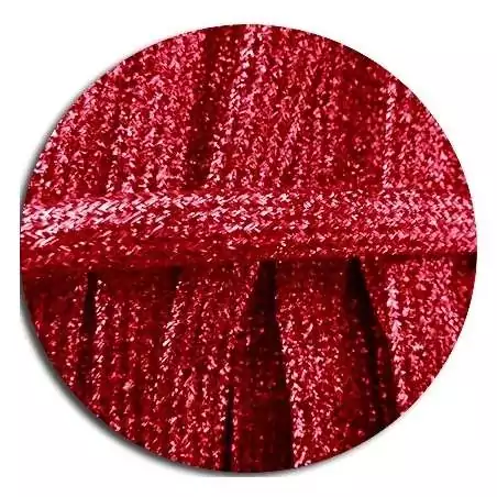 Lacets pailletés rouges pour vos chaussures