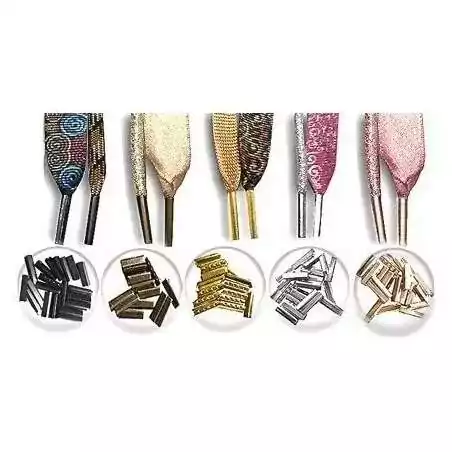 Lacets fins en satin noir&nbsp; pour vos chaussures