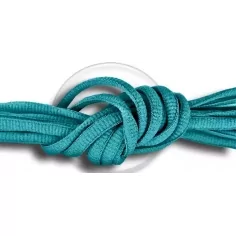 Lacets de chaussures roses framboise en couleur ronds… 2