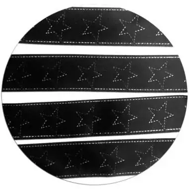 Lacets satin large noir surpiqures et étoiles pour vos…