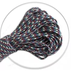 Lacets ronds paracorde multicolores écossais pour vos chaussures