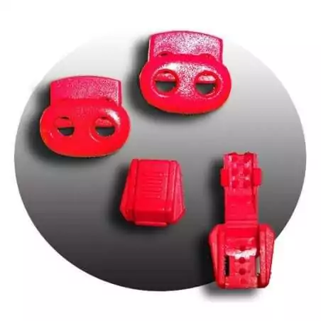 Lacets élastiques roses pâles-sans noeuds-autobloquants-Ach…