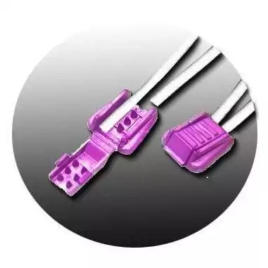 Lacets élastiques roses pâles-sans noeuds-autobloquants-Ach…