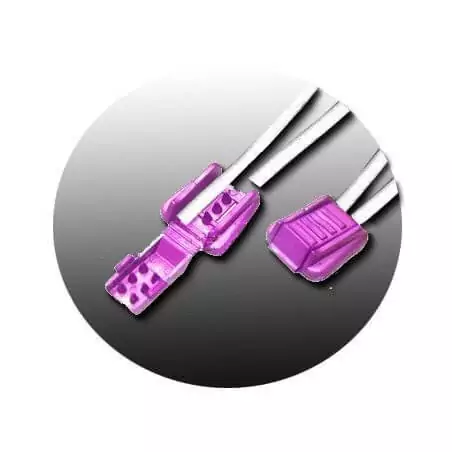 Lacets élastiques roses pâles-sans noeuds-autobloquants-Ach…