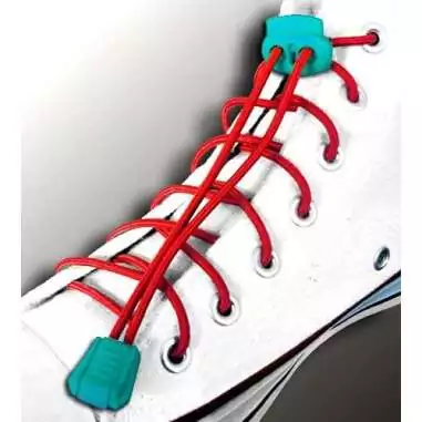 Lacets élastiques rouges-sans noeuds-autobloquants-Achat|Ve…