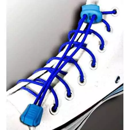 Lacets élastiques bleu électrique-sans…