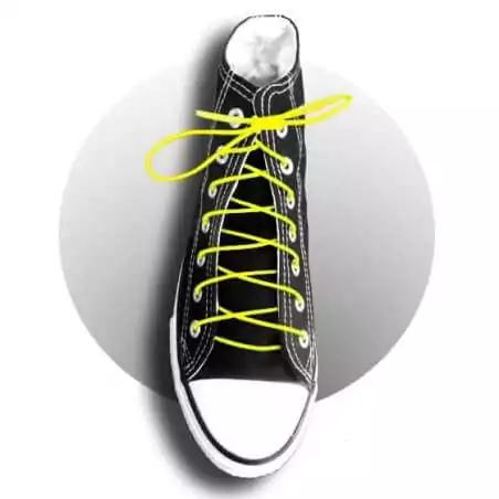 Lacets élastiques jaunes fluos pratiques pour chaussures…
