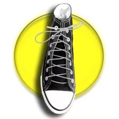 Lacets fins ronds élastiques gris pour vos chaussures