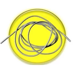 Lacets fins ronds élastiques gris pour vos chaussures 2