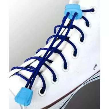 Lacets élastiques bleus marines-sans noeuds-autobloquants-A…