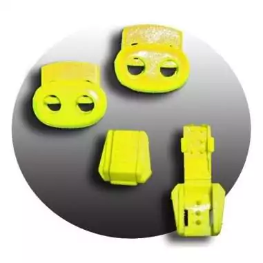 Lacets élastiques bleus canard-sans noeuds-autobloquants-Ac…