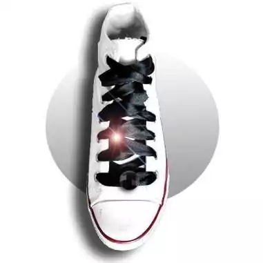 Envie de décorer vos chaussures ? Décorations noires à facettes