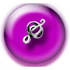 Envie de décorer vos chaussures ? Décorations Musique en métal argenté 2