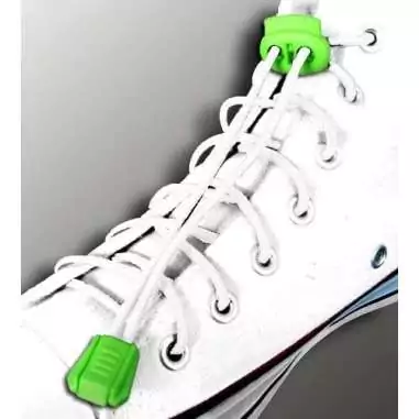 Lacets élastiques blancs-sans noeuds-autobloquants-Achat|Ve…