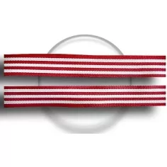 Lacets marinière rouge&nbsp;&&nbsp;blanc pour vos chaussures 2