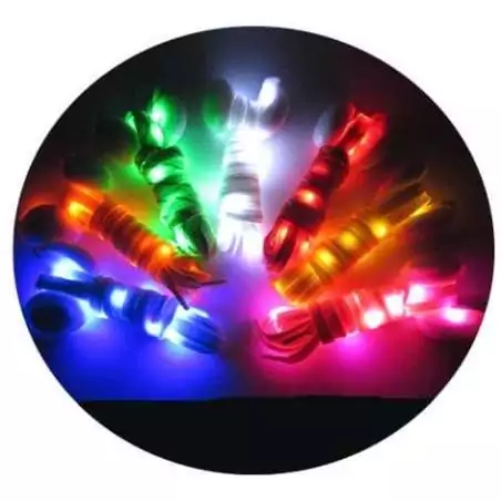 Lacets lumineux colorés pour vos chaussures