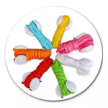 Lacets lumineux colorés pour vos chaussures
