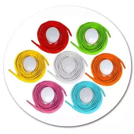 Lacets lumineux colorés pour vos chaussures