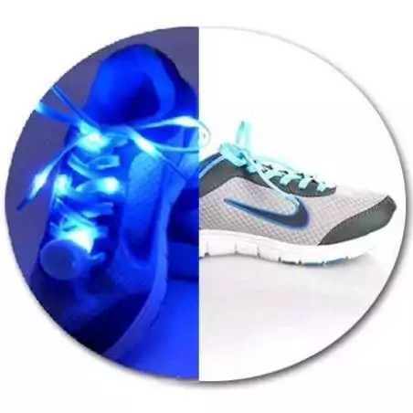 Lacets lumineux colorés pour vos chaussures