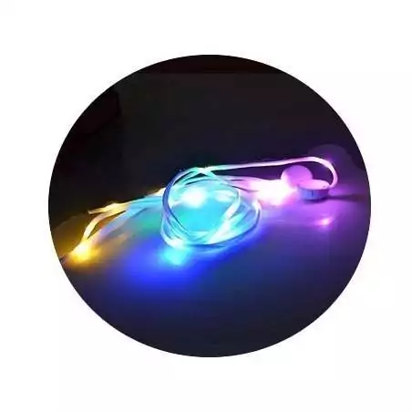 Lacets lumineux colorés pour vos chaussures