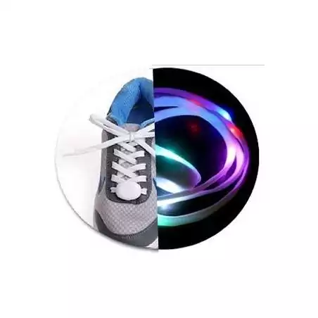 Lacets lumineux colorés pour vos chaussures