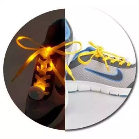 Lacets lumineux colorés pour vos chaussures