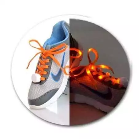 Lacets lumineux colorés pour vos chaussures