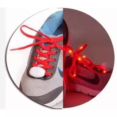 Lacets lumineux colorés pour vos chaussures