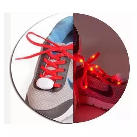 Lacets lumineux colorés pour vos chaussures