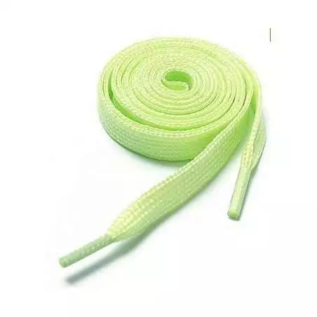 Lacets plats phosphorescents pour vos chaussures